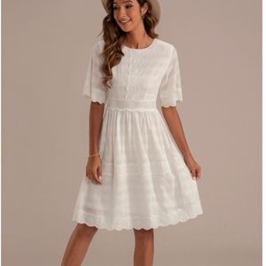 White summer dress